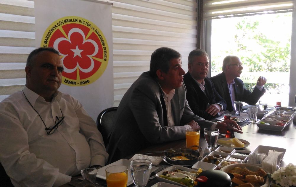 Makedonya göçmenleri Çalkaya'yı ağırladı