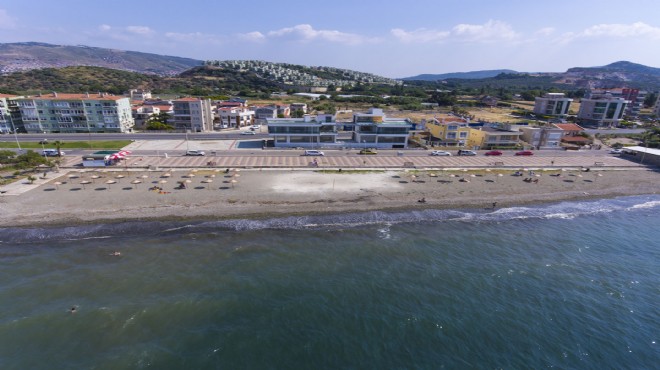 Güzelbahçe Siteler Plajı Mavi Bayrak yolunda!