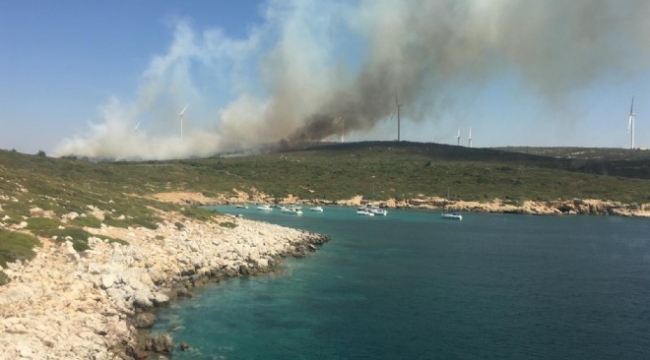 İzmir Seferihisar alevlere teslim!