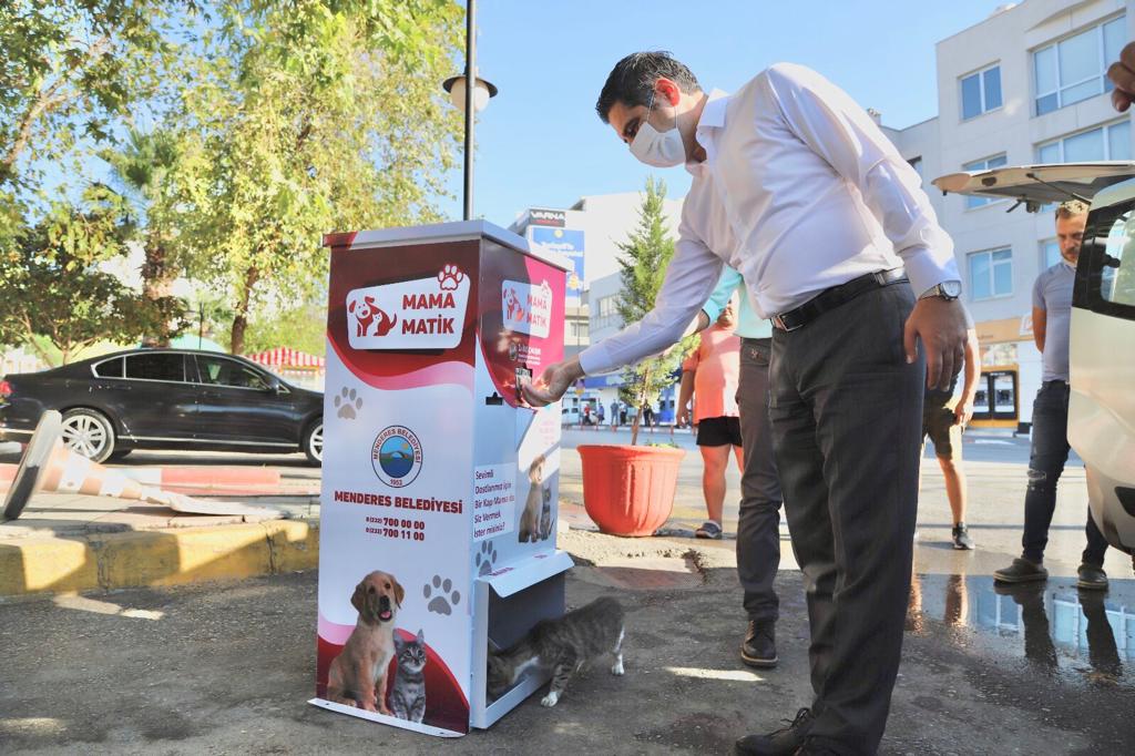 Menderes’te can dostlar için Mamamatik uygulaması