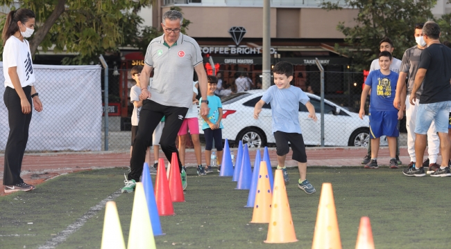 Başkan Arda atletizm pistinde
