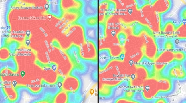 İzmir'in korona haritası ağır bilançoyu gözler önüne serdi!