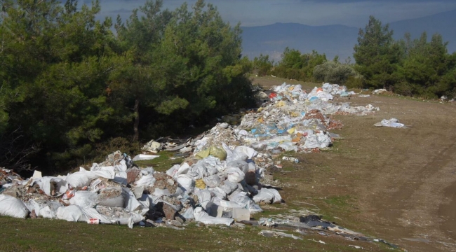 İzmir'in akciğerleri atık sahasına döndü!