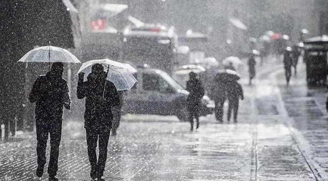 Meteoroloji uyardı: Sağanak yağmur geliyor 