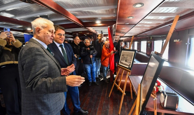 24 Mart'a kadar gezilebilecek... “Atatürk ve Cumhuriyet Gemileri Sergisi” açıldı! 
