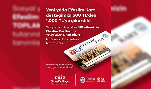 Efeslim Kart desteği artarak sürüyor