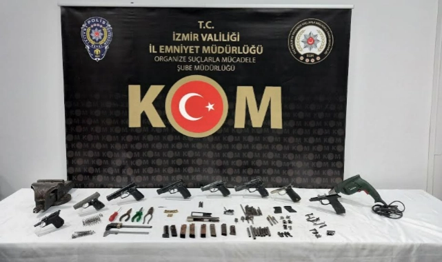 İzmir'de yasa dışı silah imalatı operasyonu: Bir kişi gözaltına alındı!