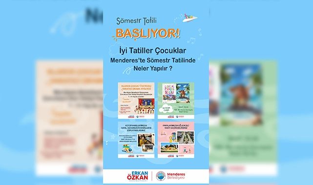 Menderes’te sömestr bir başka güzel
