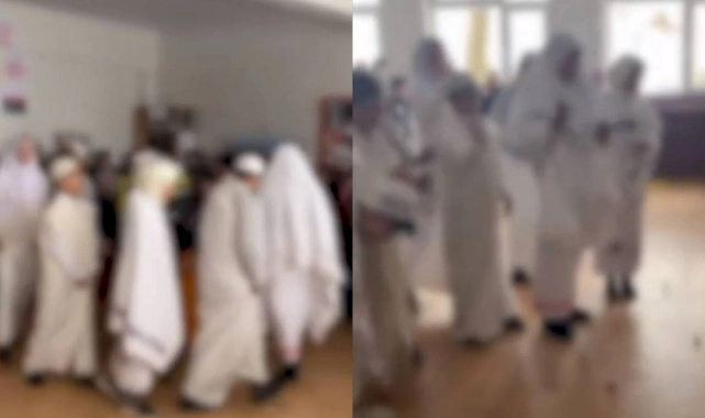 Amaç; hac ibadetini öğretmek: Öğrencilere şeytan taşlama dersi 