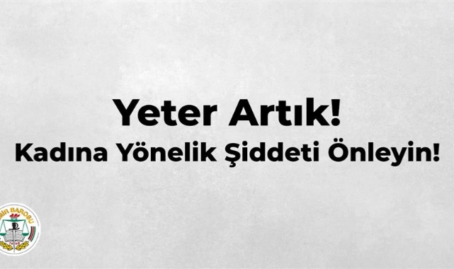 İzmir Barosu: 7 can, 7 kadın yitti