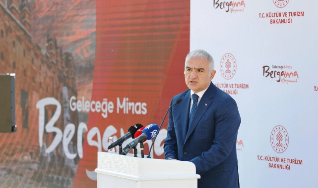 Kültür ve Turizm Bakanı açıkladı: Bergama'ya 1 milyar TL kaynak ayrıldı