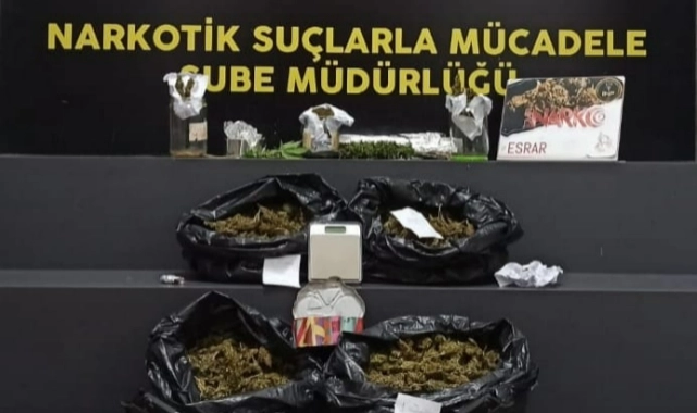 Narkotik Operasyonunda Büyük Darbe: 52 Kök Kenevir ve 28 Kilo Esrar Ele Geçirildi