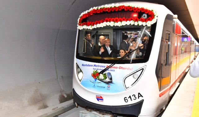Narlıdere Metrosu ön işletmede 15 dakikalık sefer sıklığı ile çalışacak