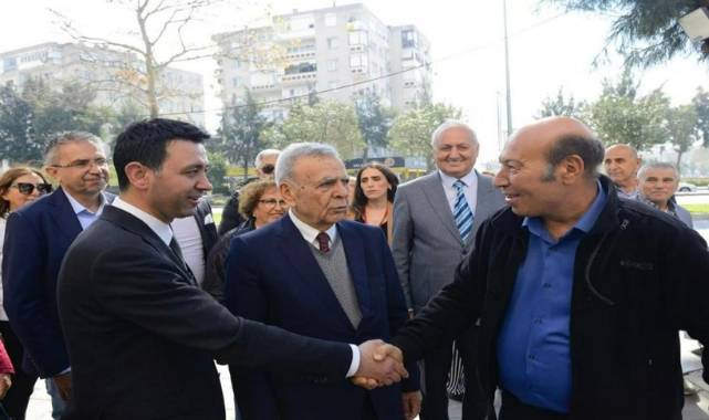 Bayraklı’da sahaya indiler... Önal’a Kocaoğlu ve Demir desteği