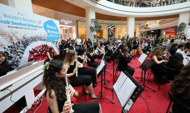 Çocuk Senfoni Orkestrası, "Bahara Merhaba" dedi 