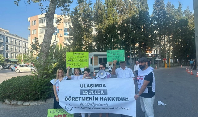İzmir'de öğretmenler ulaşım hakkını kazandı!