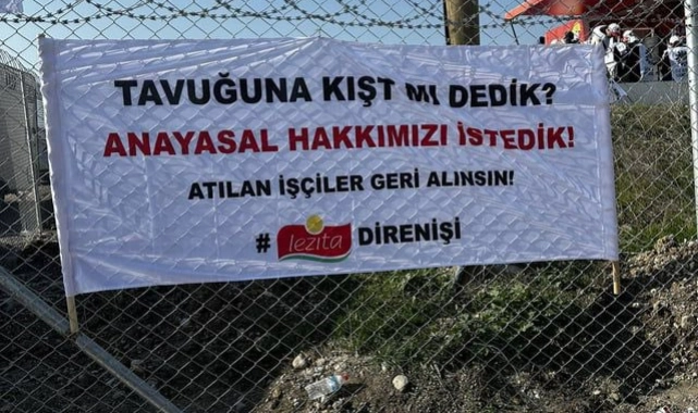 İzmir Lezita Fabrikası'nda grevin 10. günü... Boykot Çağrıları Yükseliyor