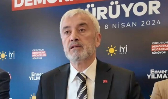 İYİ Parti'nin Ordu adayı Enver Yılmaz: Tam kanunsuzluk hali var, sandık başkanları siyasi parti üyesi