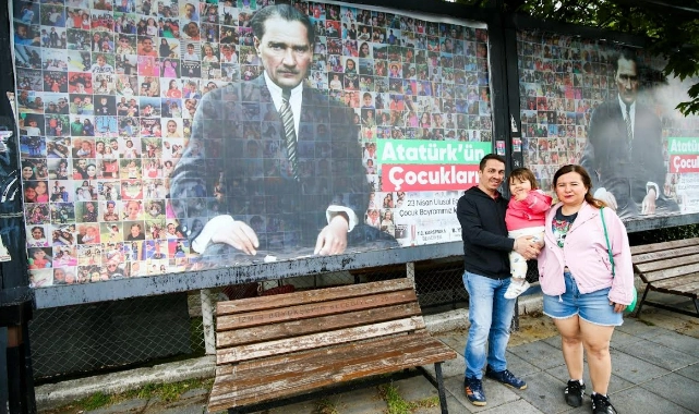 Karşıyaka'da 23 Nisan'a özel tasarım: "Atatürk’ün Çocukları"
