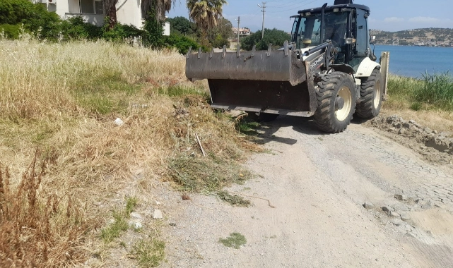 Ayvalık genelinde sezon hazırlığı hız kesmeden devam ediyor 