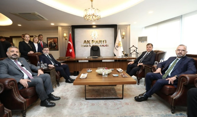 Başkan Tugay'dan partilere ziyaret... İlk durak AK Partili Saygılı