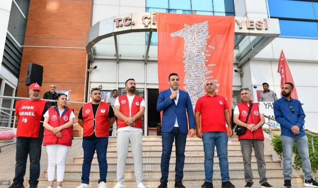 Başkan Yıldız; “ Mücadelemiz emeğin karşılığı için”