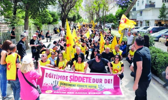 Eğitimciler dersi meydanda verdi