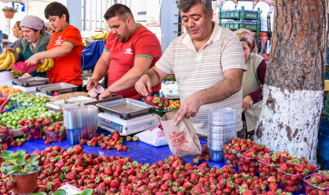 Emiralem Çileği yüz binleri Menemen'de buluşturdu