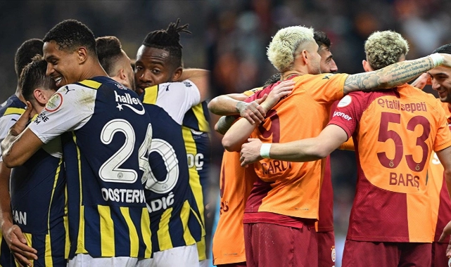 Galatasaray ve Fenerbahçe şampiyonluk için... Süper Lig'de yılın derbisi!