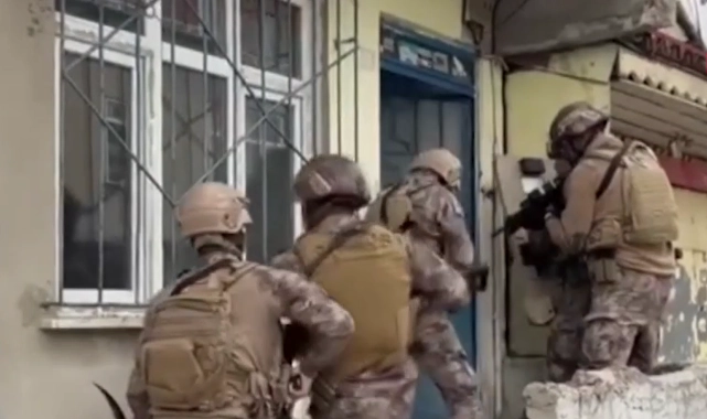 İzmir'de Mahzen-42 Operasyonu...Suç çetesi çökertildi