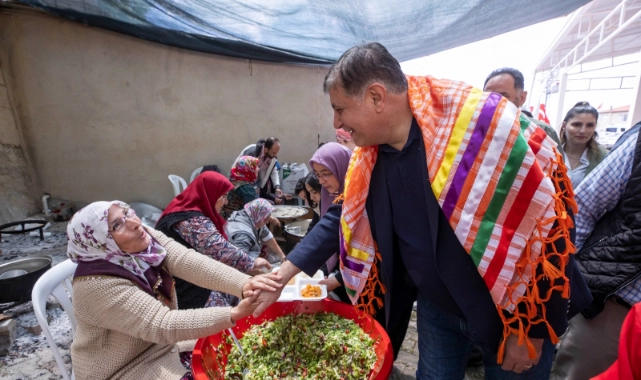 Kayadibi köylülerine Başkan Tugay'dan Hıdırellez sürprizi