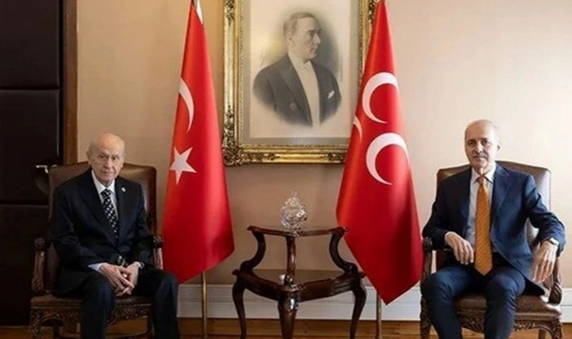 TBMM Başkanı Kurtulmuş, Bahçeli’yi ziyaret etti: Gündem; yeni anayasa 