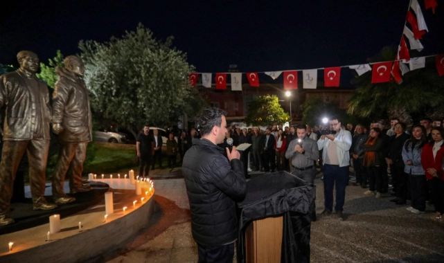 Üç fidan Bayraklı’da anıldı