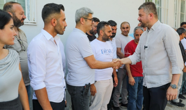 Buca Belediyesi’nde bayramlaşma: Duman'dan ekip ruhu vurgusu