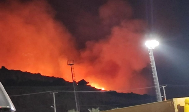 Çeşme'de korku dolu saatler