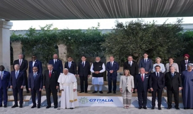 Cumhurbaşkanı Erdoğan G7 zirvesi için İtalya'da