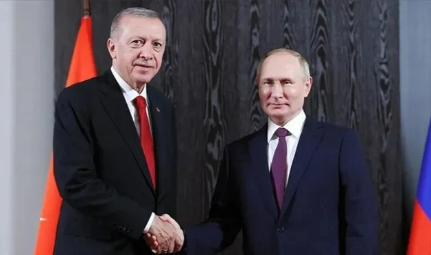 Cumhurbaşkanı Erdoğan, Vladimir Putin ile görüştü 