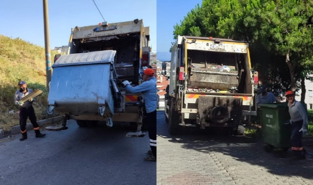 Karabağlar’da bayram boyunca 3148 ton evsel atık toplandı