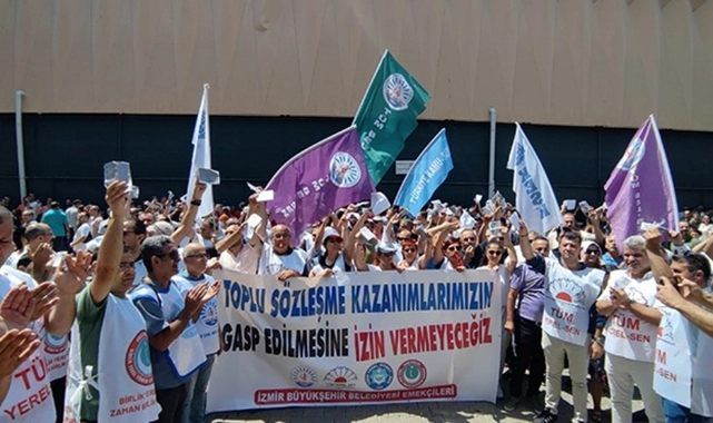 Memurların isyanı devam ediyor: Cemil Tugay’ın makamı önünde bordro yaktılar! 