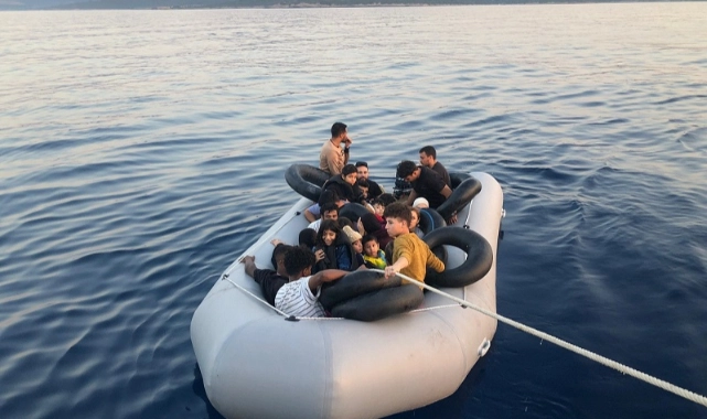 86 düzensiz göçmen İzmir açıklarında yakalandı