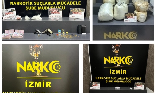 İzmir'de zehir tacirlerine operasyon: 37 kilo esrar ele geçirildi