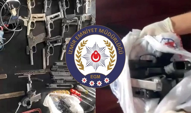 Kaçak silah imalathanesine baskın yapıldı