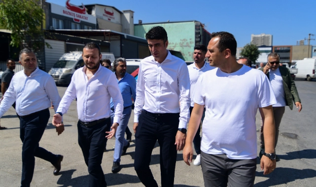 Başkan Eşki ve İZSU Genel Müdürü Erdoğan’dan inceleme turu