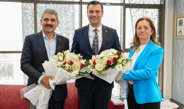 Başkan Ferdi Zeyrek, DİSK’i konuk etti