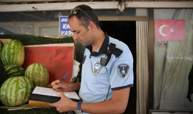 Konak Zabıtası denetimlerini hız kesmeden sürdürüyor