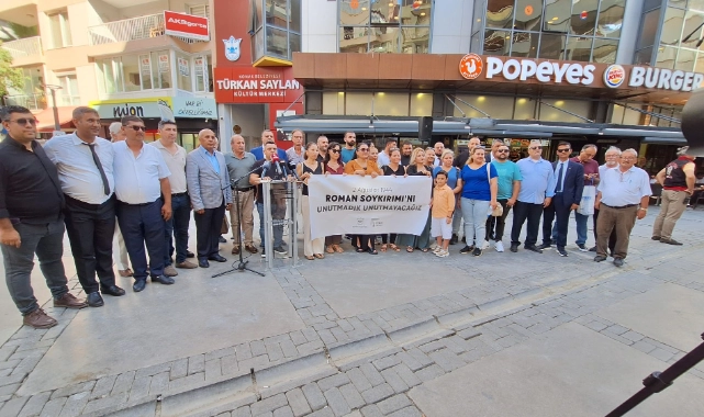 Roman Katliamı Konak'ta anıldı