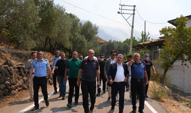 Vali Elban: Saatte 80 km'yi bulan rüzgar hızı çalışmaları zorlaştırıyor