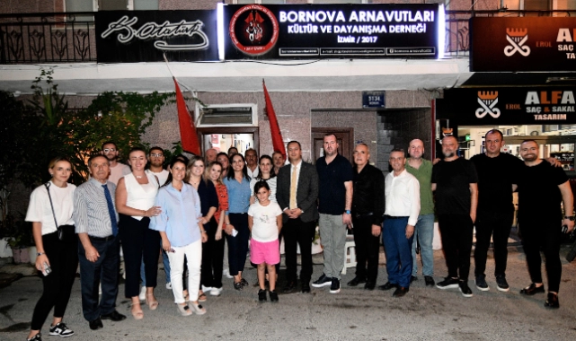 Başkan Eşki'den Bornova Arnavutları’na ziyaret: Gönül bağlarını güçlendireceğiz