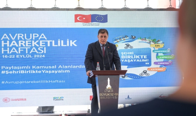 Başkan Tugay, Avrupa Hareketlilik Haftası’nda konuştu: Sağlıklı şehirler için akılcı çözümler üreteceğiz