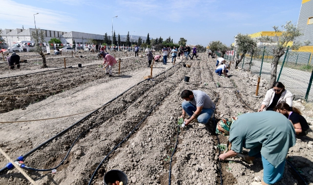 Bornova Belediyesi’nden yerel üretime büyük destek: Pınarbaşı Kent Bostanı açıldı